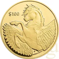 1 Unze Goldmünze British Virgin Islands Pegasus 2022