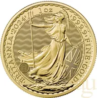 1 Unze Goldmünze Britannia 2024