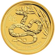 1/10 Unze Goldmünze Australien Lunar II Schlange 2013