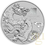 1 Unze Platinmünze Australien Lunar III Drache 2024