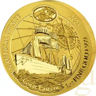 1 Unze Goldmünze Ruanda Nautical Serie - Great Eastern 2023