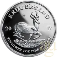 1 Unze Silbermünze Krügerrand 2017 - polierte Platte