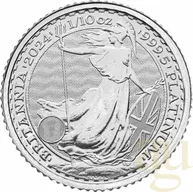 1/10 Unze Platinmünze Britannia 2024