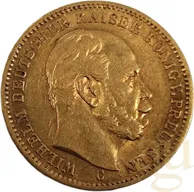 20 Mark Goldmünze Wilhelm I von Preußen 1874 (C)