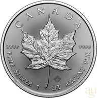 1 Unze Silbermünze Maple Leaf - regelbesteuert