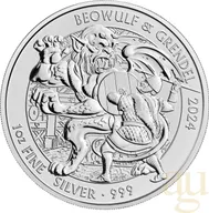 1 Unze Silbermünze Myths and Legends - Beowulf 2024