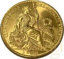100 Soles Peru Goldmünze 1961