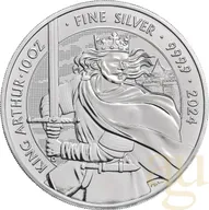 10 Unzen Silbermünze Myths and Legends - King Arthur 2024