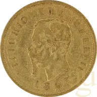 10 Lire Italien Goldmünze Emanuele