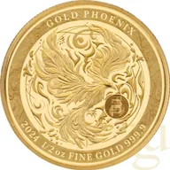 1/2 Unze Goldmünze Niue Phoenix 2024