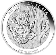1 Unze Silbermünze Australien Koala 2013