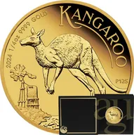1/4 Unze Goldmünze Australien Känguru 2024 - proof