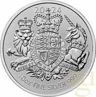1 Unze Silbermünze Großbritannien Royal Arms 2024