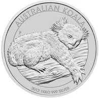 1 Kilogramm Silbermünze Australien Koala 2012