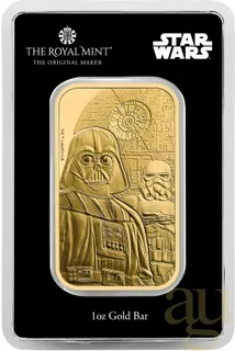 31,1 Gramm Goldbarren The Royal Mint - Star Wars - Dark Side