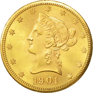 2,5$ USA Goldmünze Quarter Eagle Liberty Head - Kopf