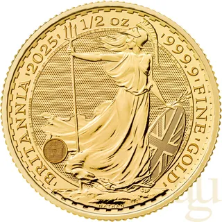 1/2 Unze Goldmünze Britannia 2025
