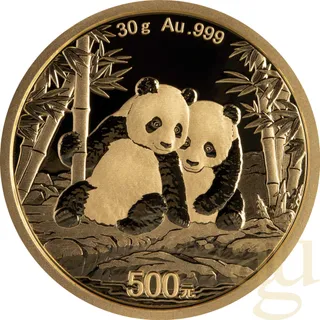 30 Gramm Goldmünze China Panda 2026