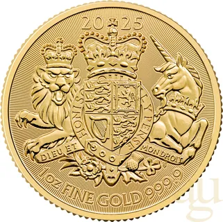 1 Unze Goldmünze Großbritannien Royal Arms 2025