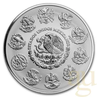 2 Unzen Silbermünze Mexiko Libertad 2026 - Reverse polierte Platte