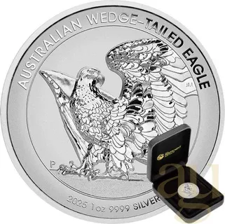1 Unze Silbermünze Australien Wedge Tailed Eagle 2025 Ultra High Relief - polierte Platte