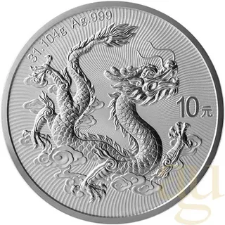 1 Unze Silbermünze China Drache 2025