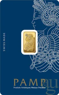 2,5 Gramm Goldbarren PAMP Fortuna