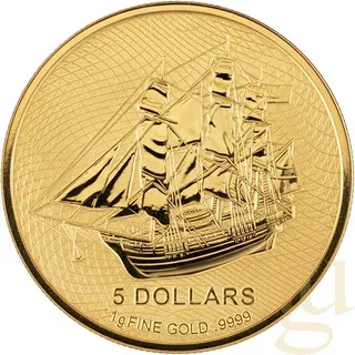 1 Gramm Goldmünze Cook Islands Bounty 2026