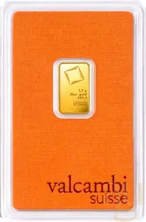 2,5 Gramm Goldbarren Valcambi