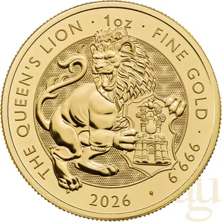 1 Unze Goldmünze Tudor Beasts Queen's Lion 2026