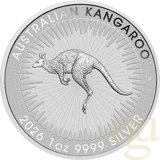 1 Unze Silbermünze Australien Känguru 2026