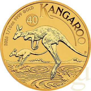 1/10 Unze Goldmünze Australien Känguru 2026