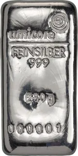 250 Gramm Silberbarren