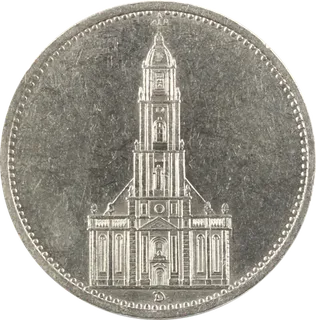 5 Reichsmark Silbermünze Garnisonkirche