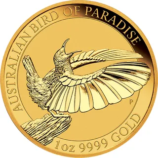 1 Unze Goldmünze Australien Birds of Paradise - Victoria Paradiesvogel 2018