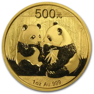 1 Unze Goldmünze China Panda verschiedene Prägejahre