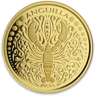 1 Unze Goldmünze EC8 Anguilla - Lobster 2018
