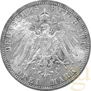 3 Mark Silbermünze Kaiserreich verschiedene