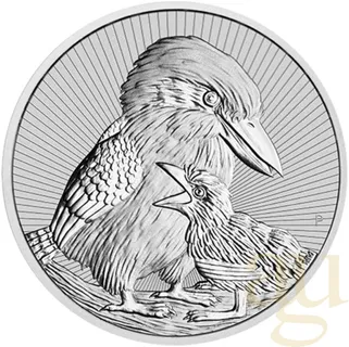 2 Unzen Silbermünze Australien Next Generation - Piedfort Kookaburra 2020