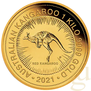 1 Kilogramm Goldmünze Australien Känguru 2021