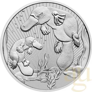 2 Unzen Silbermünze Australien Next Generation - Piedfort Platypus 2021