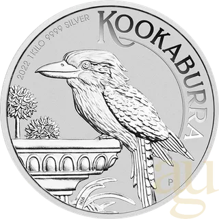 1 Kilogramm Silbermünze Australien Kookaburra 2022
