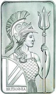 100 Unzen Silberbarren The Royal Mint - Britannia