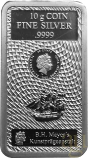 10 Gramm Silber Cook Islands Münzbarren