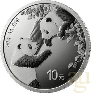 30 Gramm Silbermünze China Panda 2023
