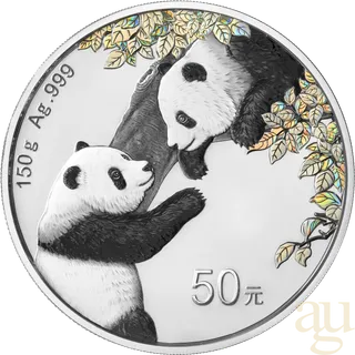 150 Gramm Silbermünze China Panda 2023 proof