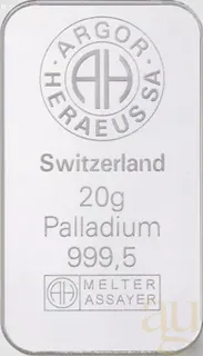 20 Gramm Palladiumbarren