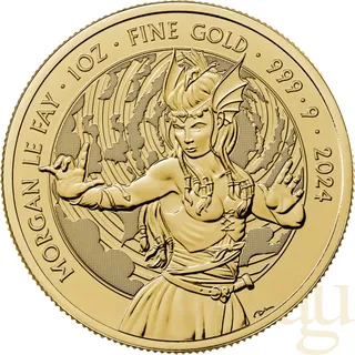 1 Unze Goldmünze Myths and Legends - Morgan Le Fay 2024