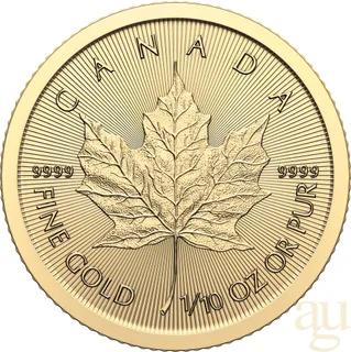1/10 Unze Goldmünze Maple Leaf 2024