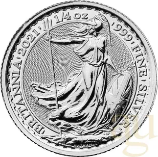 1/4 Unze Silbermünze Britannia